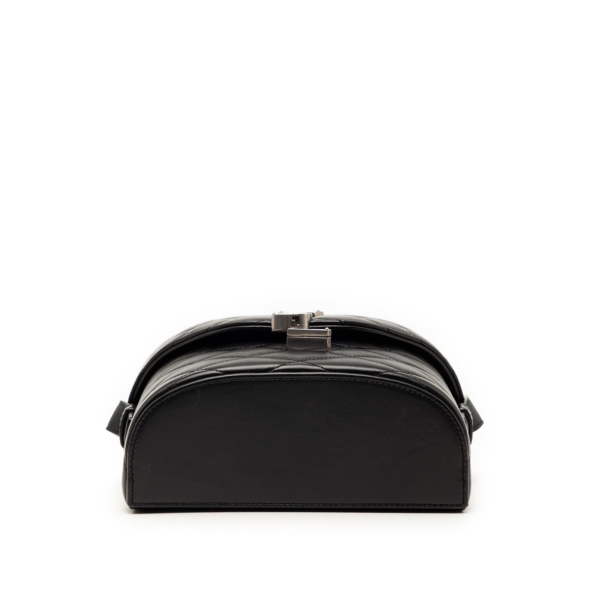 Saint Laurent Quilted Lambskin Monogram June Box Bag