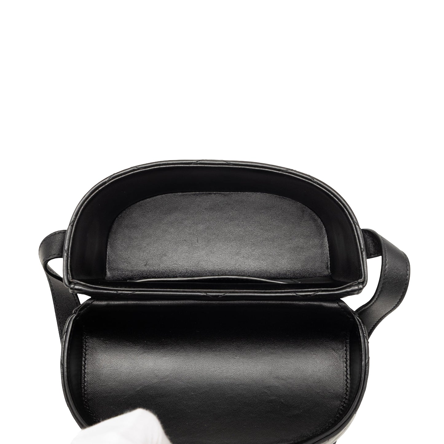 Saint Laurent Quilted Lambskin Monogram June Box Bag