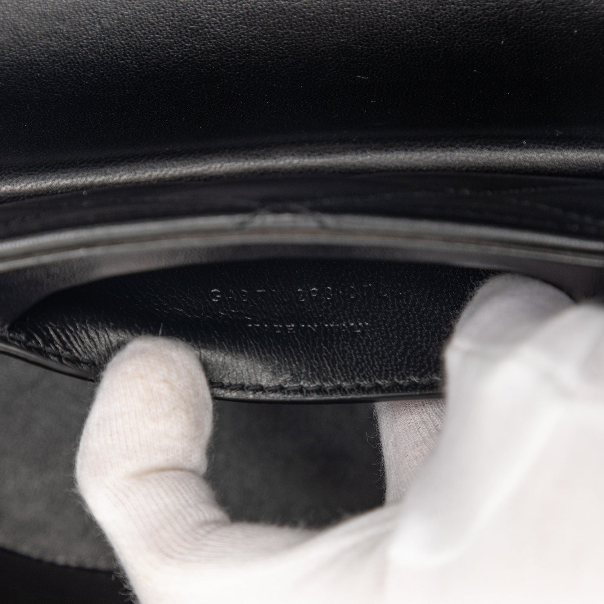 Saint Laurent Quilted Lambskin Monogram June Box Bag