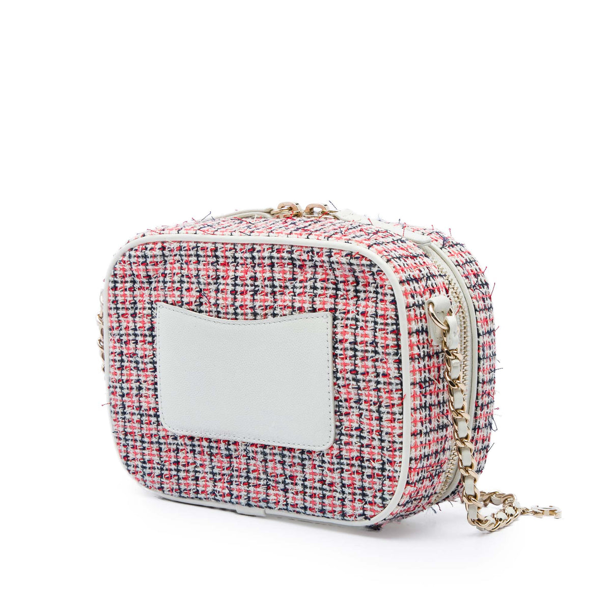 Chanel Tweed CC Mania Camera Bag — White