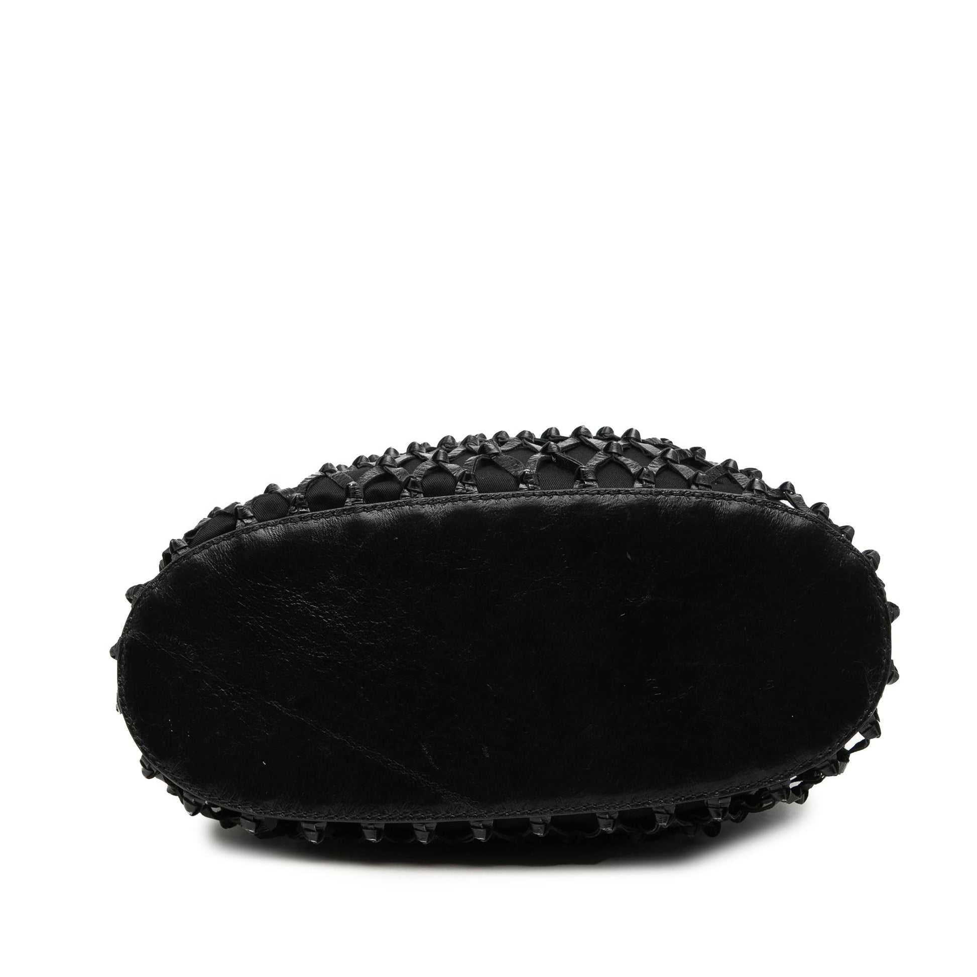 Dolce & Gabbana Woven Leather Net Handle Bag