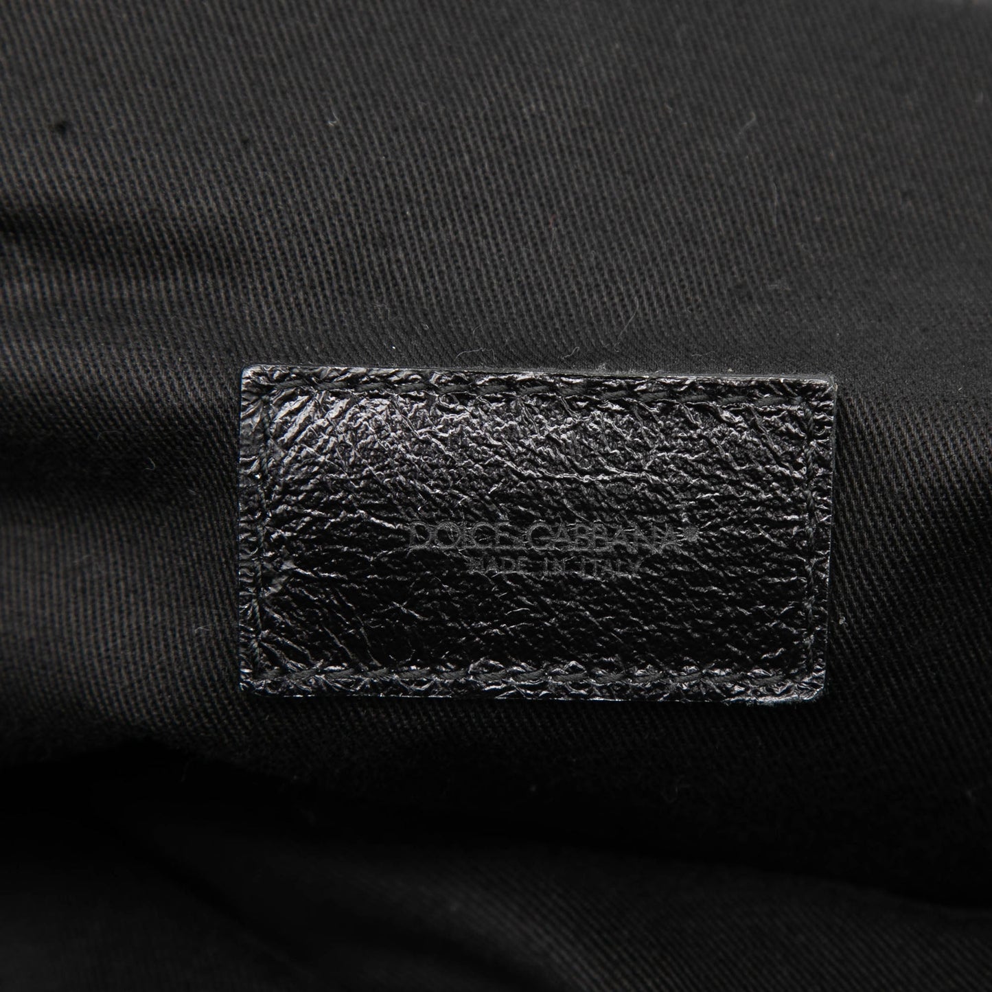 Dolce & Gabbana Woven Leather Net Handle Bag