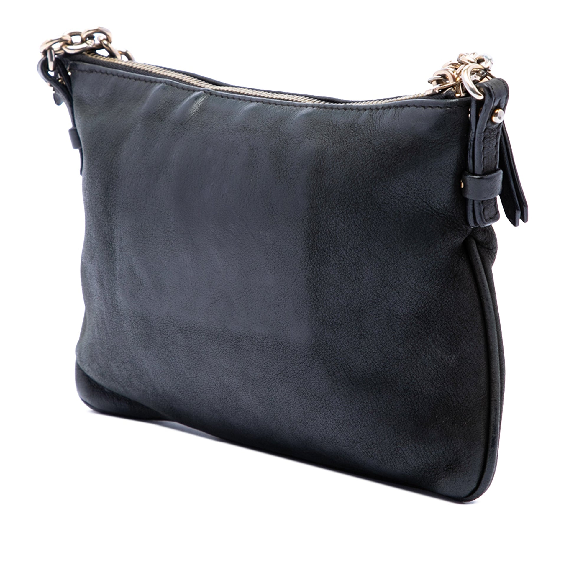 Fendi Mini Leather Star Studded Chain Crossbody