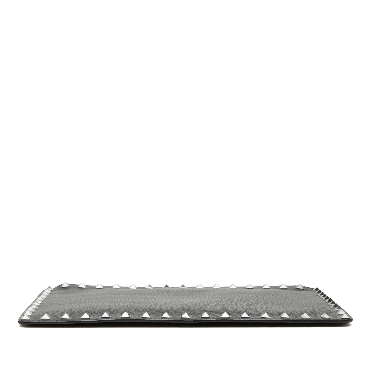 Valentino Grained Calfskin Rockstud Clutch