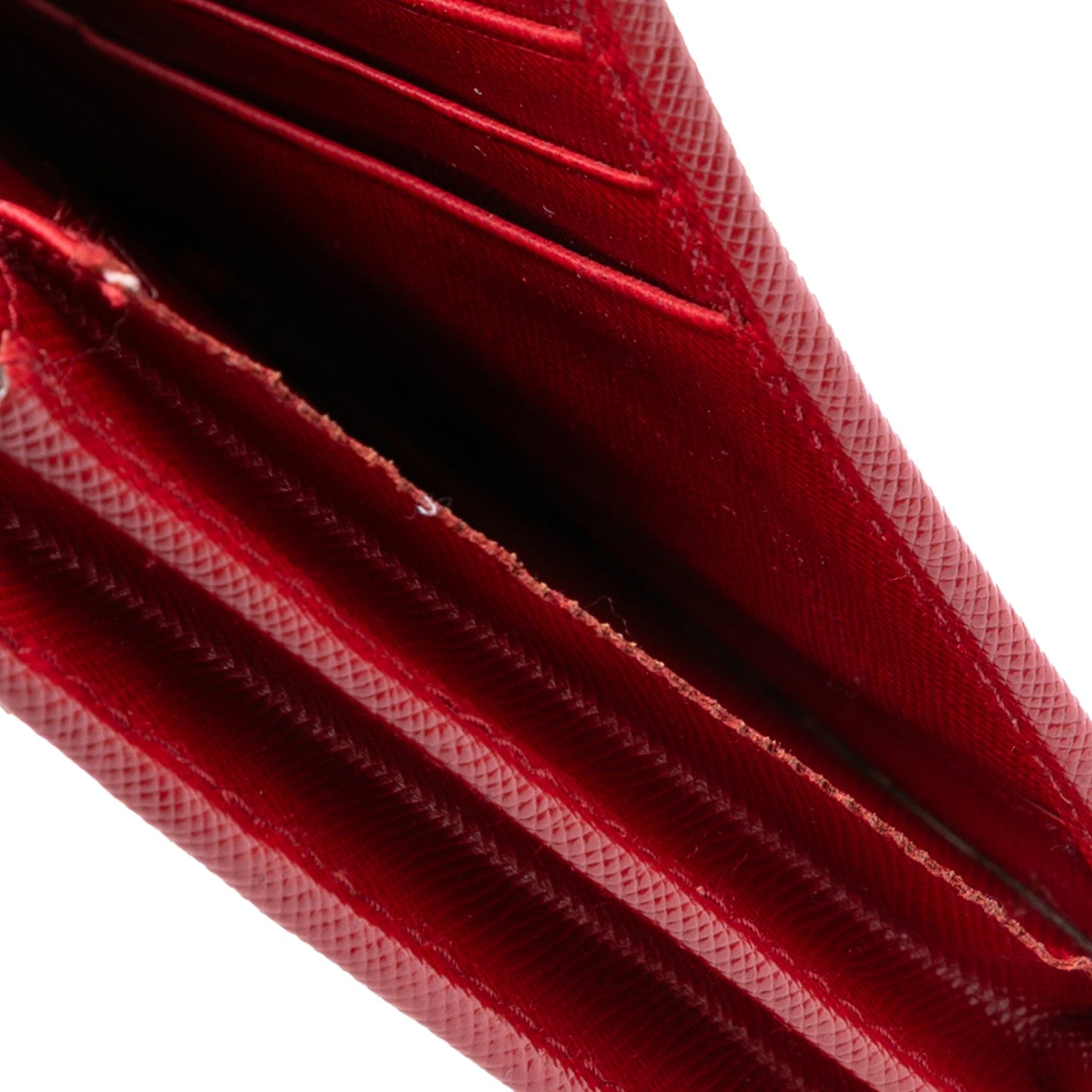 Prada Saffiano Wallet on Strap