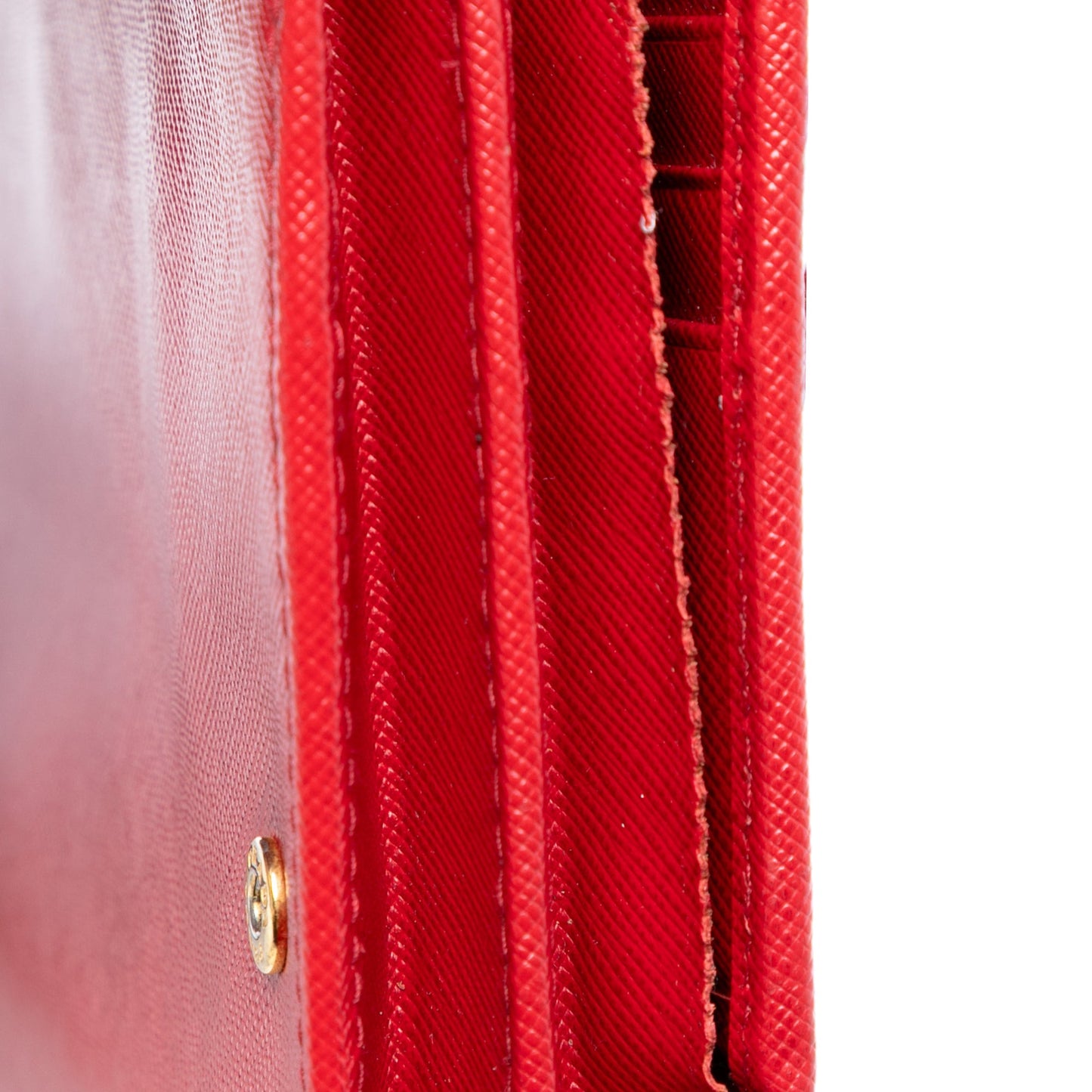Prada Saffiano Wallet on Strap