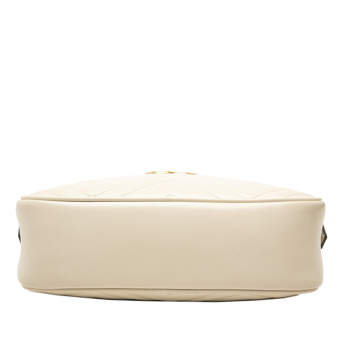 Gucci Small GG Marmont Matelasse Leather Crossbody — White