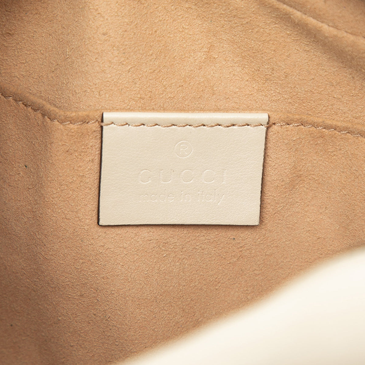 Gucci Small GG Marmont Matelasse Leather Crossbody — White
