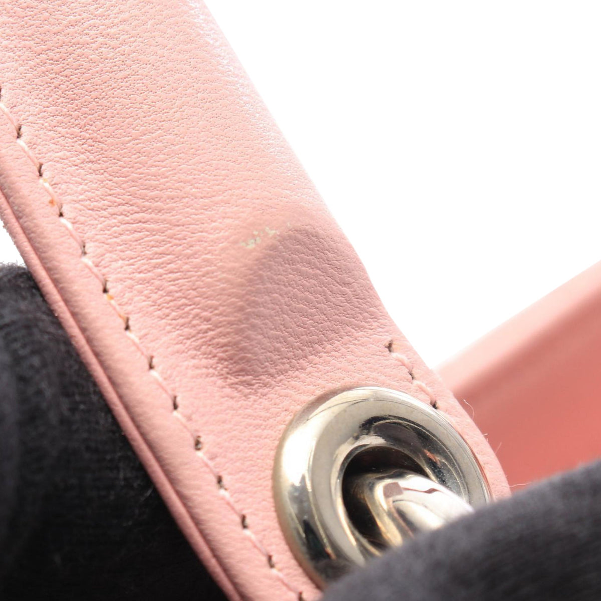 Dior Medium Lambskin Cannage Lady Dior — Pink