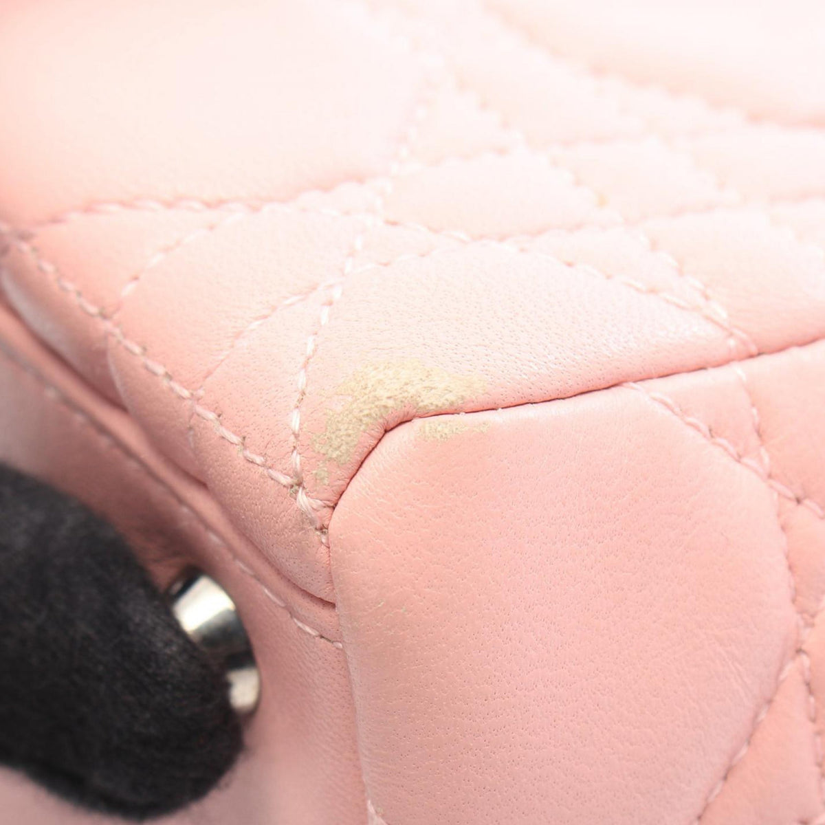 Dior Medium Lambskin Cannage Lady Dior — Pink