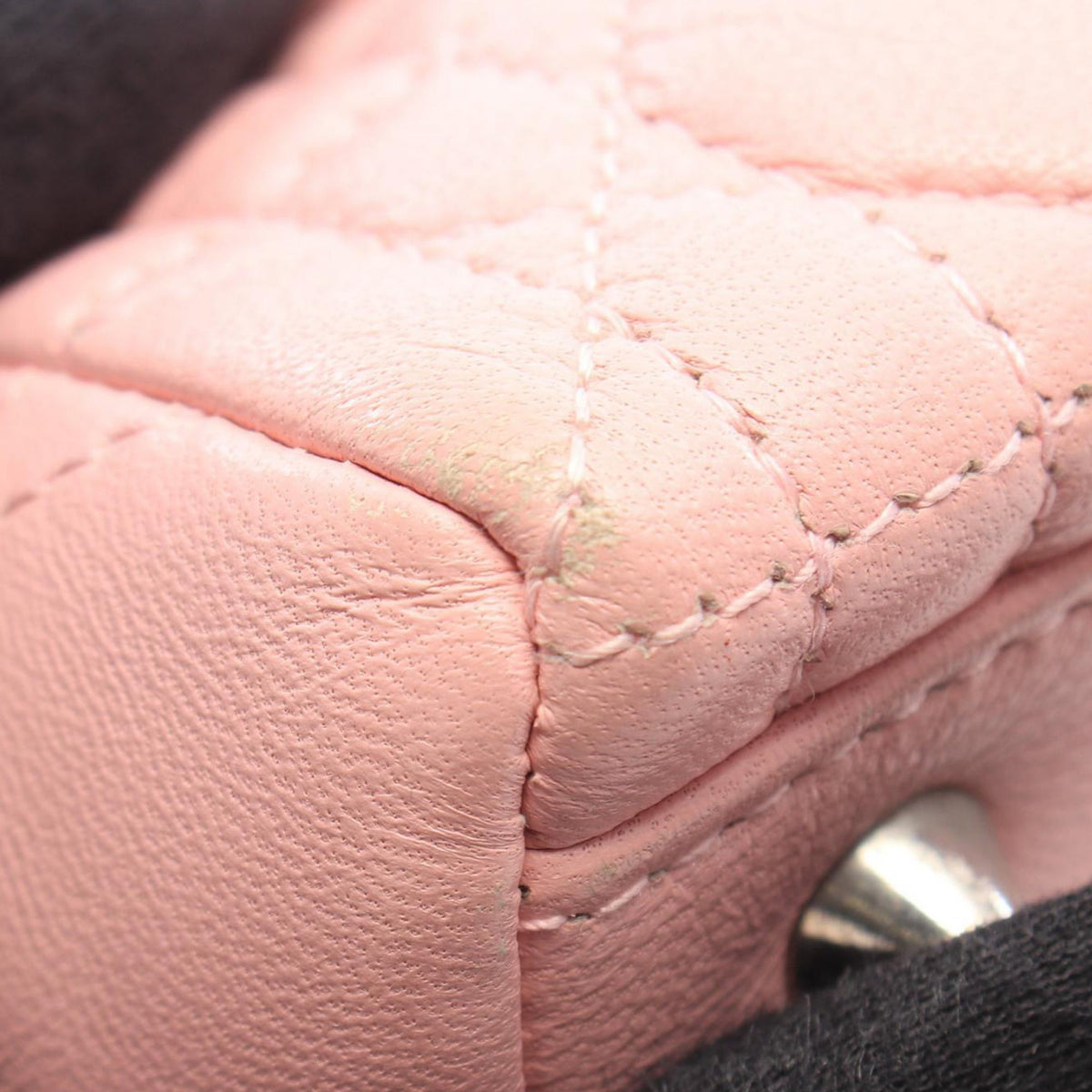 Dior Medium Lambskin Cannage Lady Dior — Pink