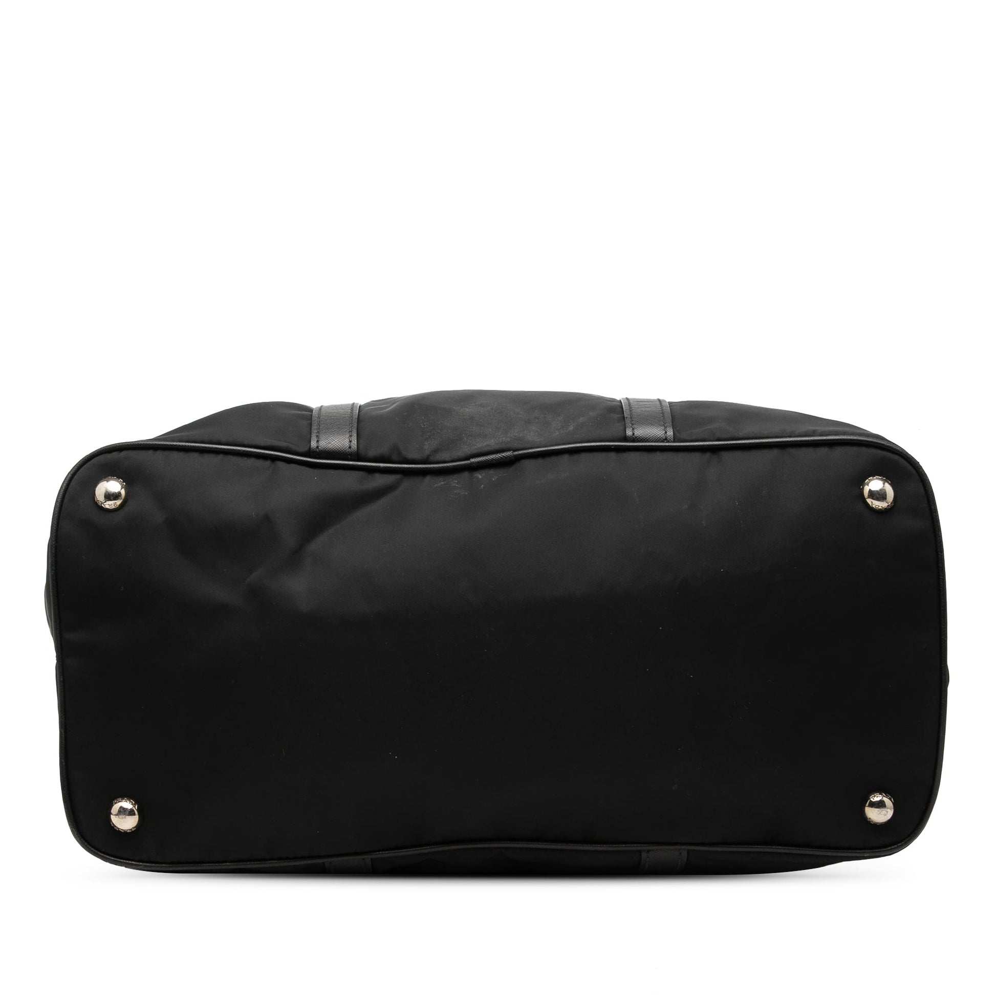 Prada Saffiano Trimmed Tessuto Open Convertible Tote