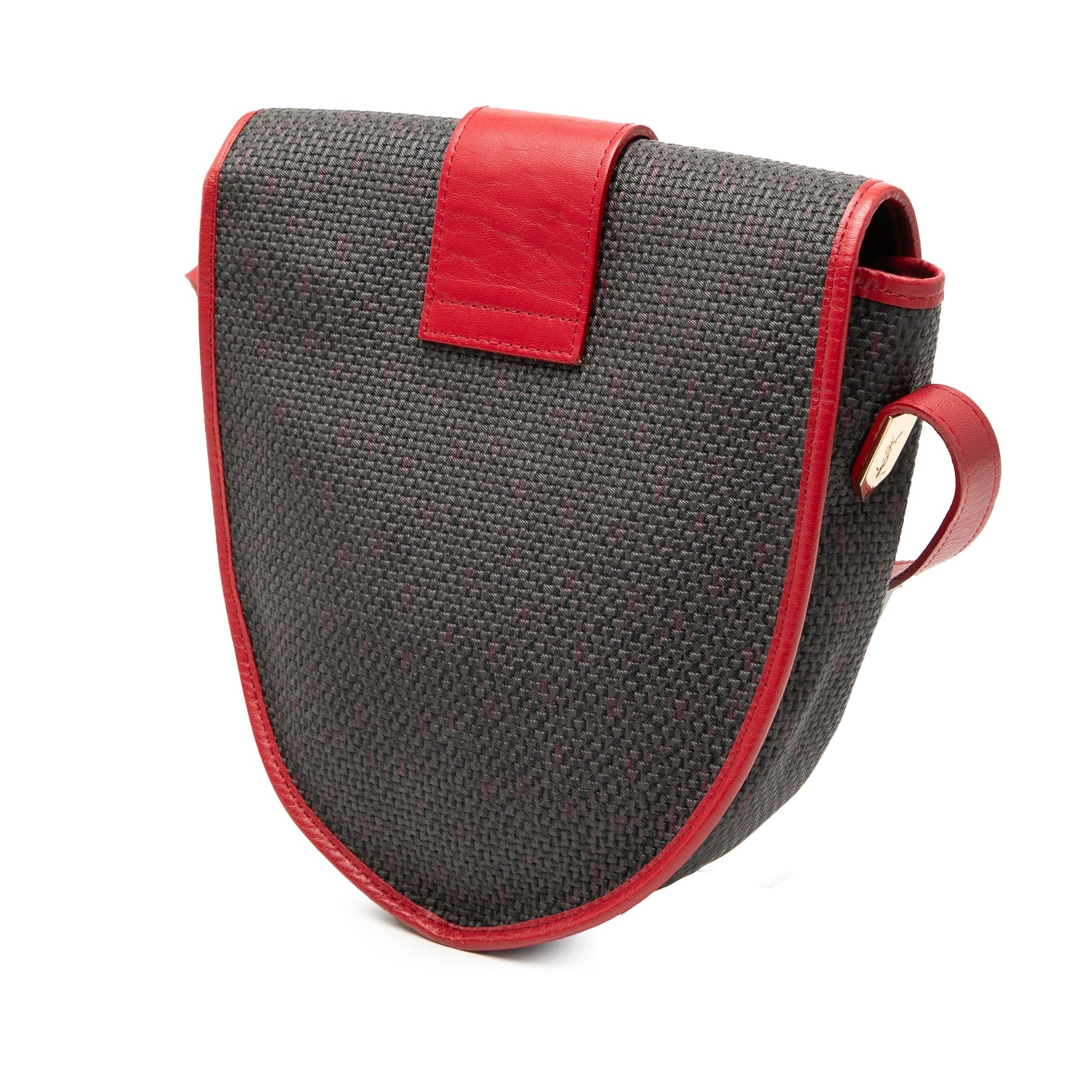 Saint Laurent Coated Canvas Crossbody