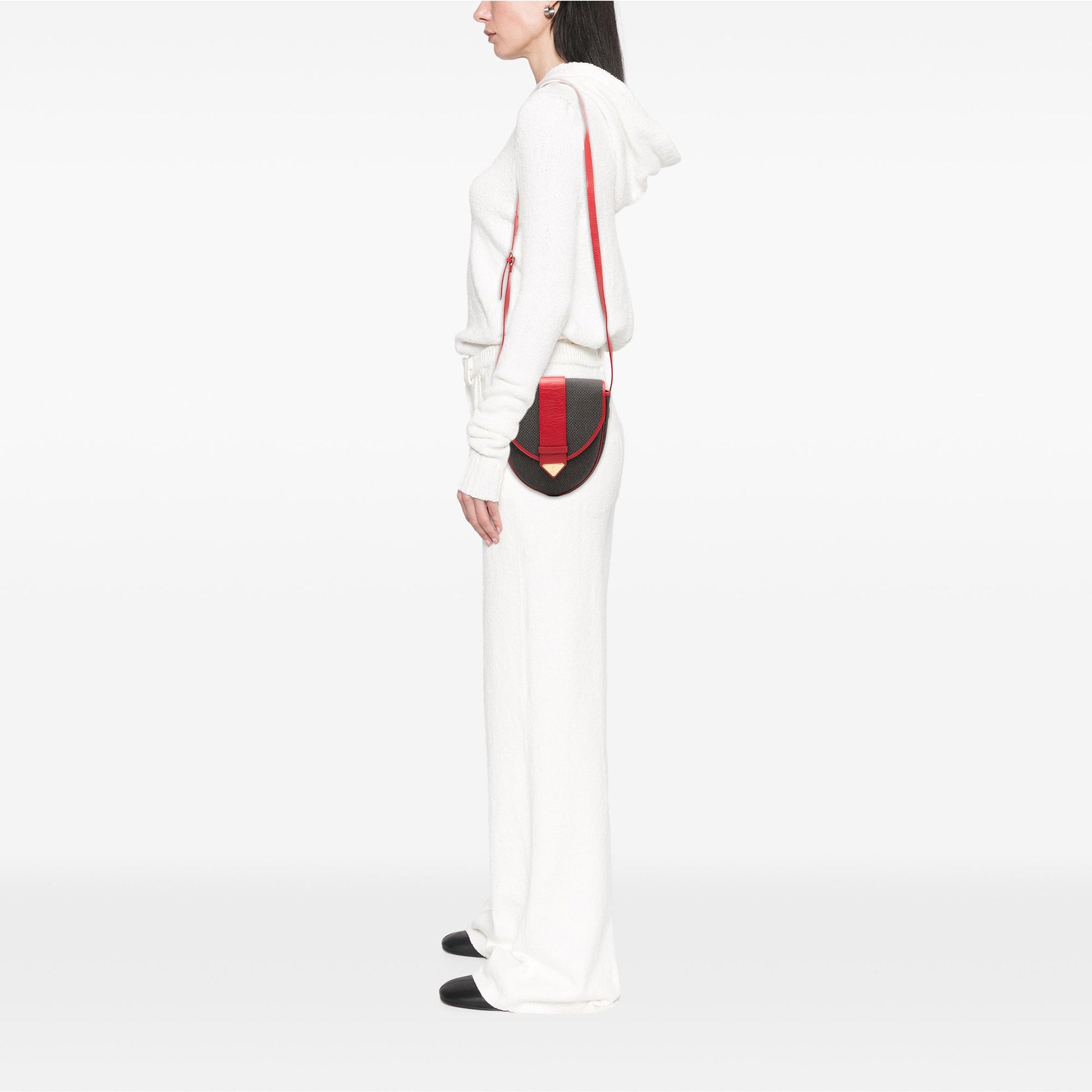 Saint Laurent Coated Canvas Crossbody