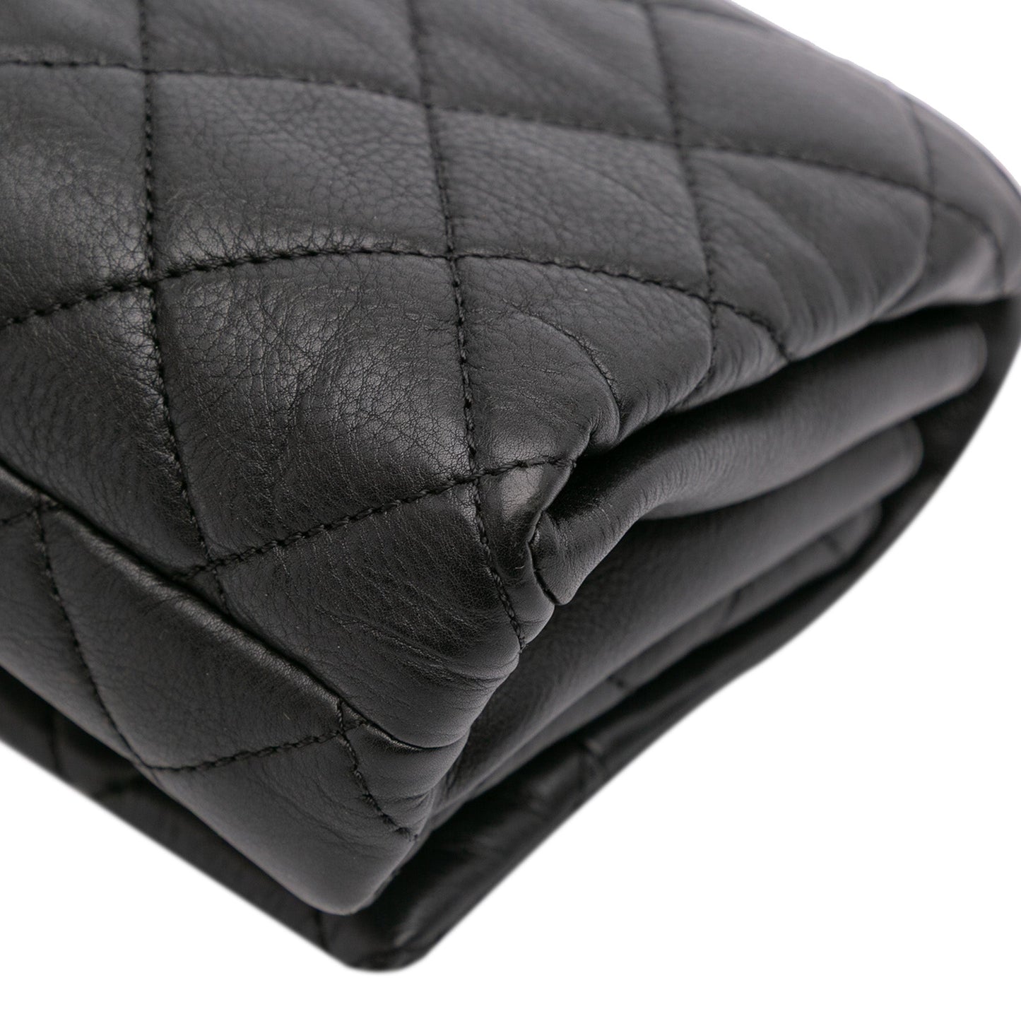 Chanel Mini Quilted Calfskin Pearl CC Accordion Flap