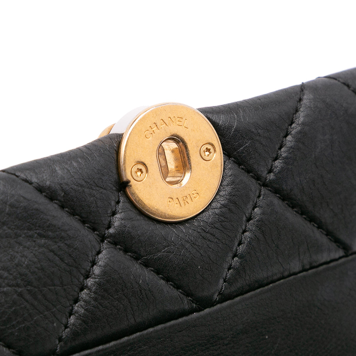 Chanel Mini Quilted Calfskin Pearl CC Accordion Flap