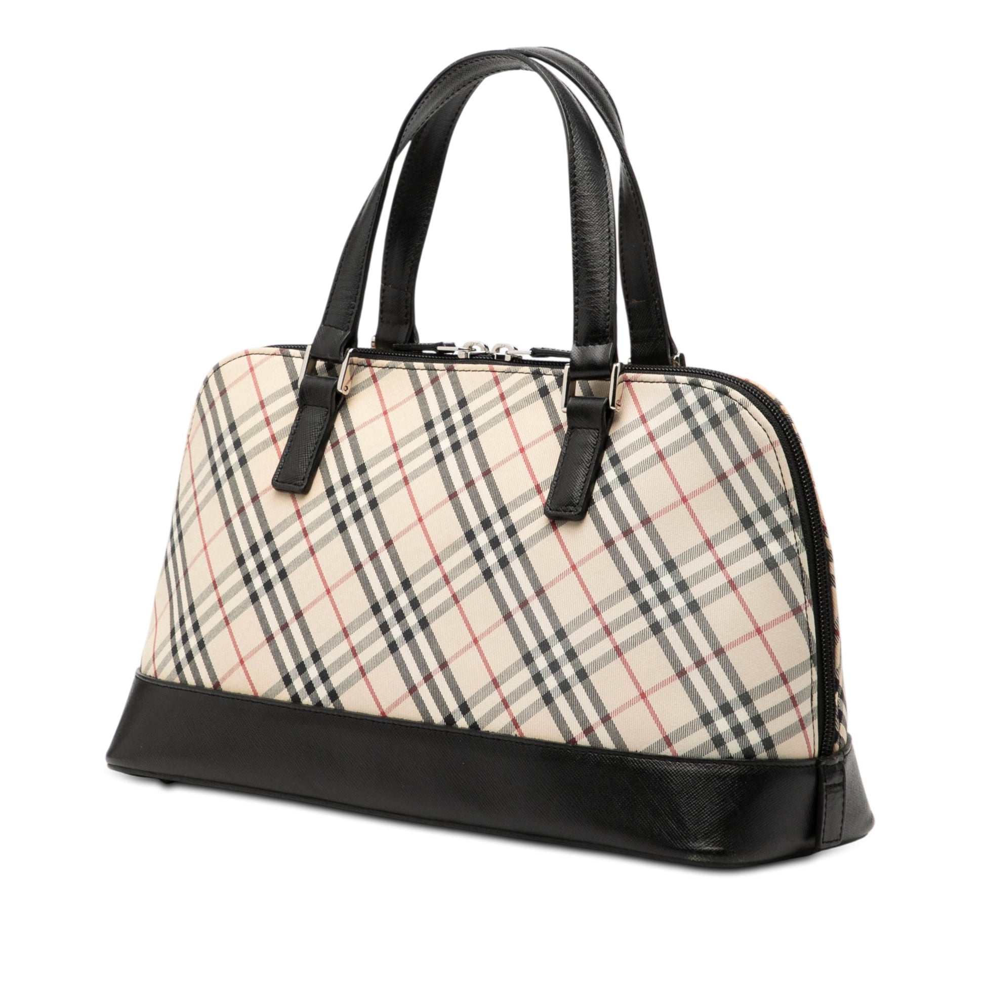 Burberry Nova Check Canvas Handbag