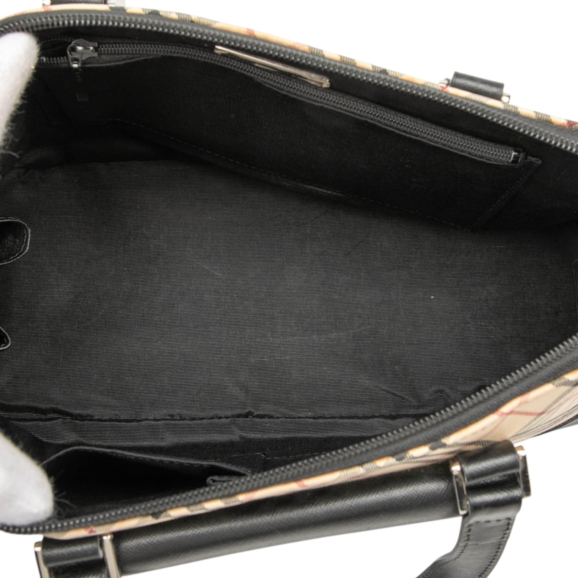 Burberry Nova Check Canvas Handbag