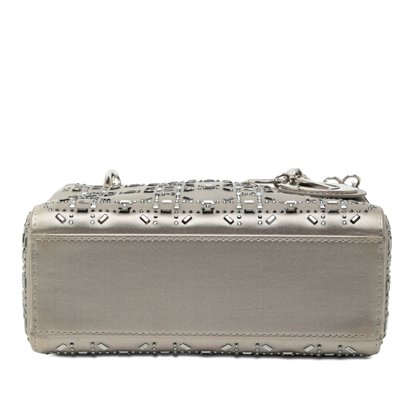 Dior Mini Satin Cannage Crystal Embellished Lady Dior