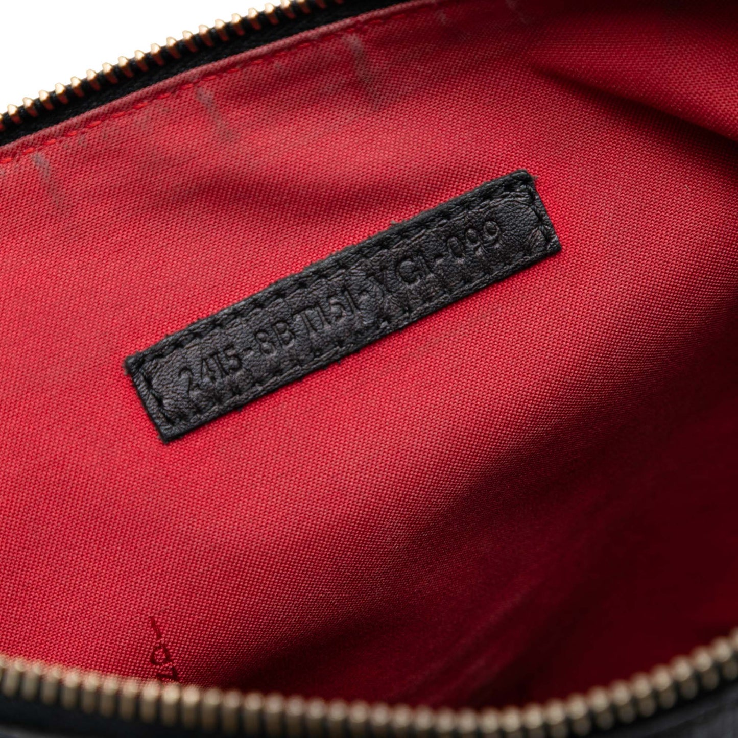 Fendi Zucchino Coated Canvas Charm Zip Crossbody