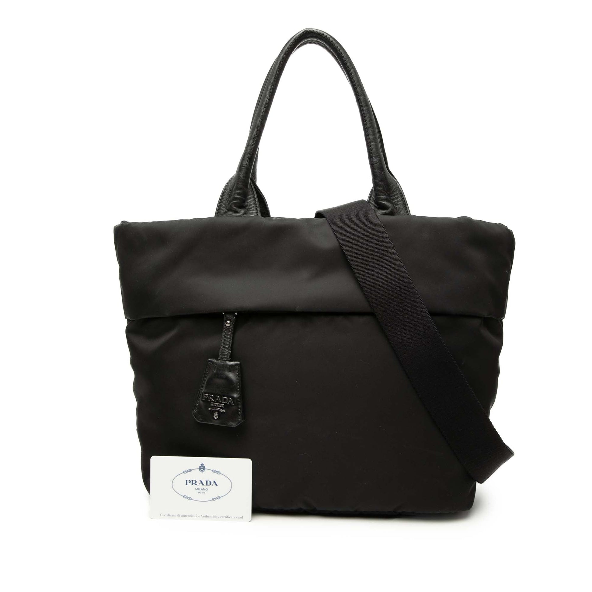 Prada Tessuto Reversible Satchel