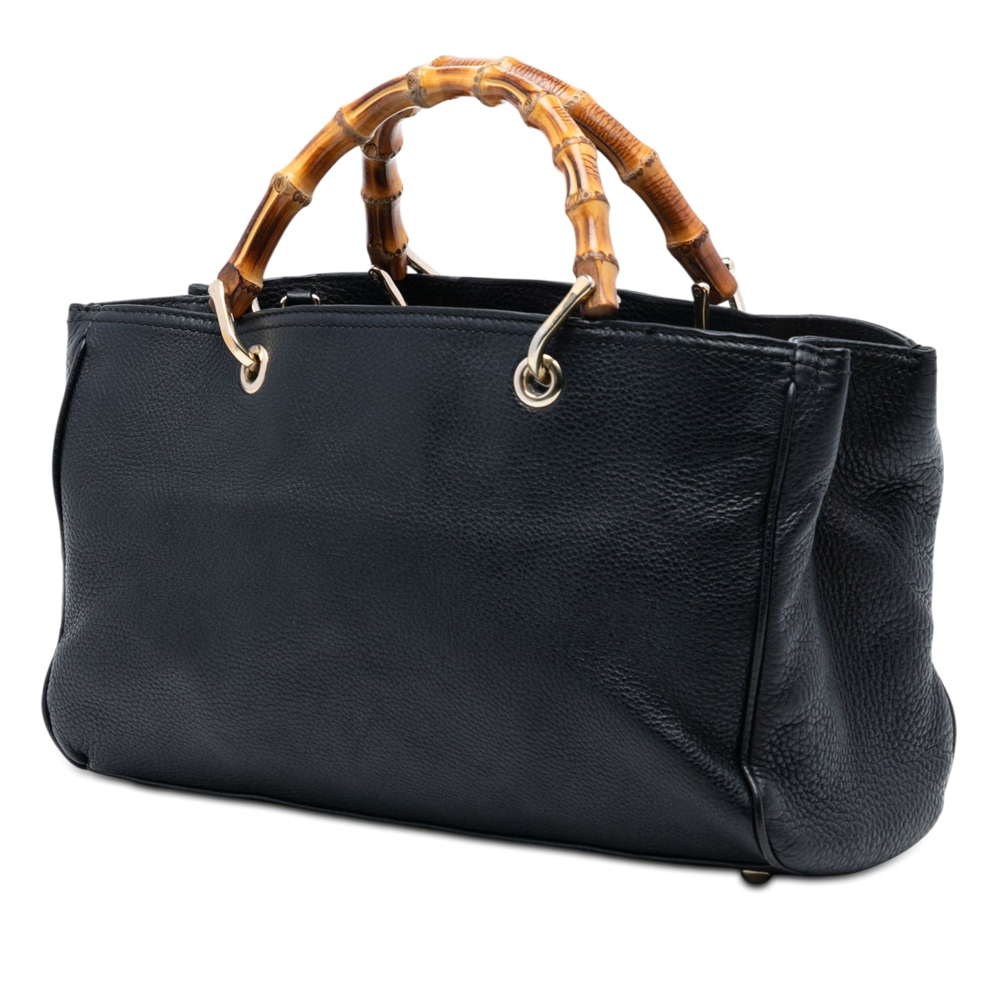 Gucci Medium Calfskin Bamboo Shopper Satchel