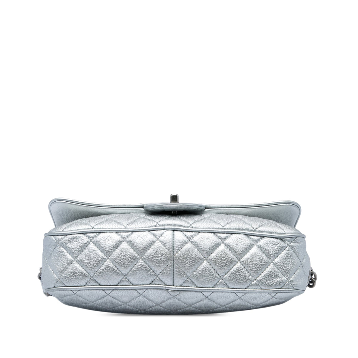 Chanel Medium Quilted Metallic Grained Calfskin Casual Rock Flap