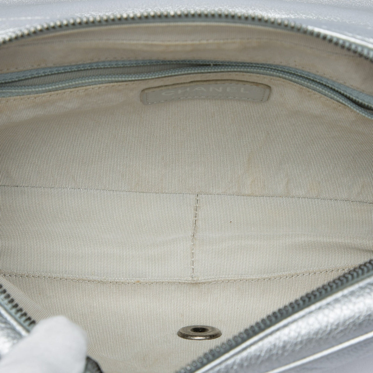 Chanel Medium Quilted Metallic Grained Calfskin Casual Rock Flap