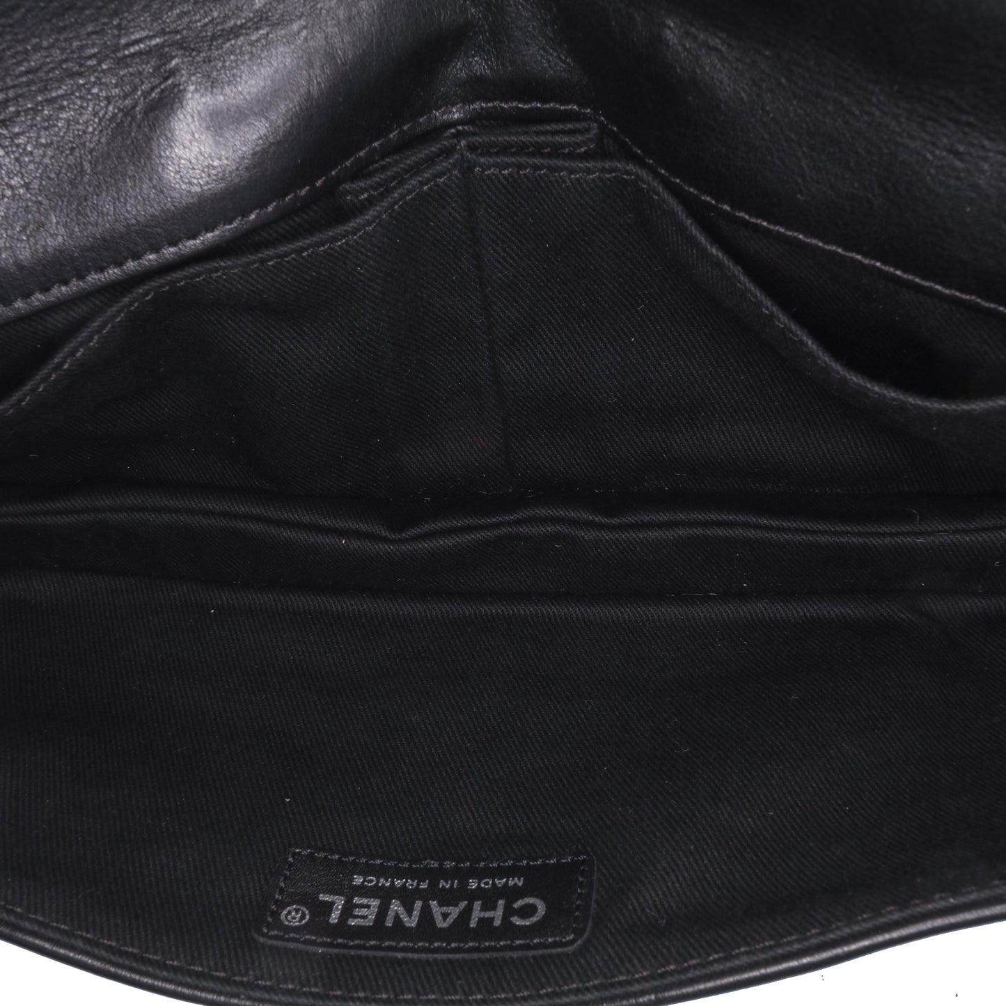 Chanel Quilted Calfskin Star Attitude Grommet Fold Over Clutch