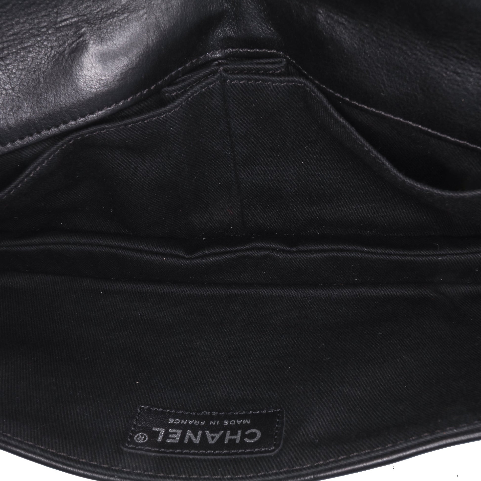 Chanel Quilted Calfskin Star Attitude Grommet Fold Over Clutch