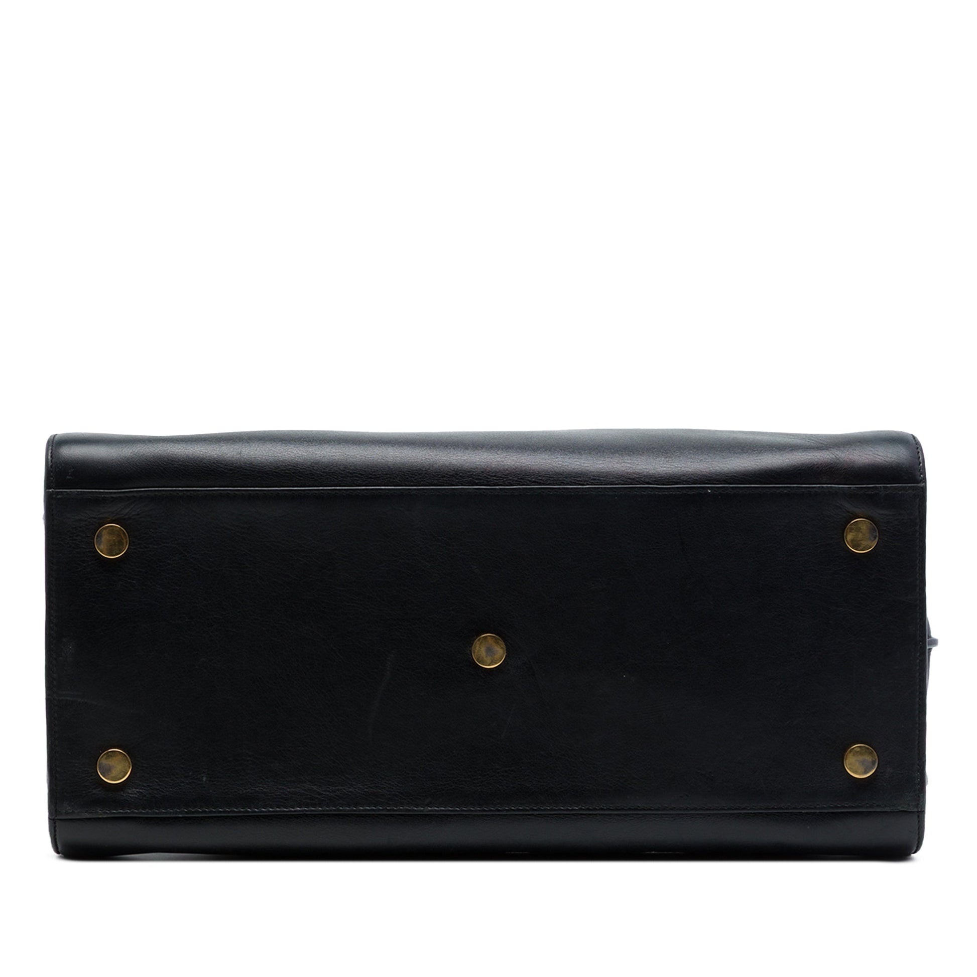 Saint Laurent Medium Leather Sac De Jour Satchel