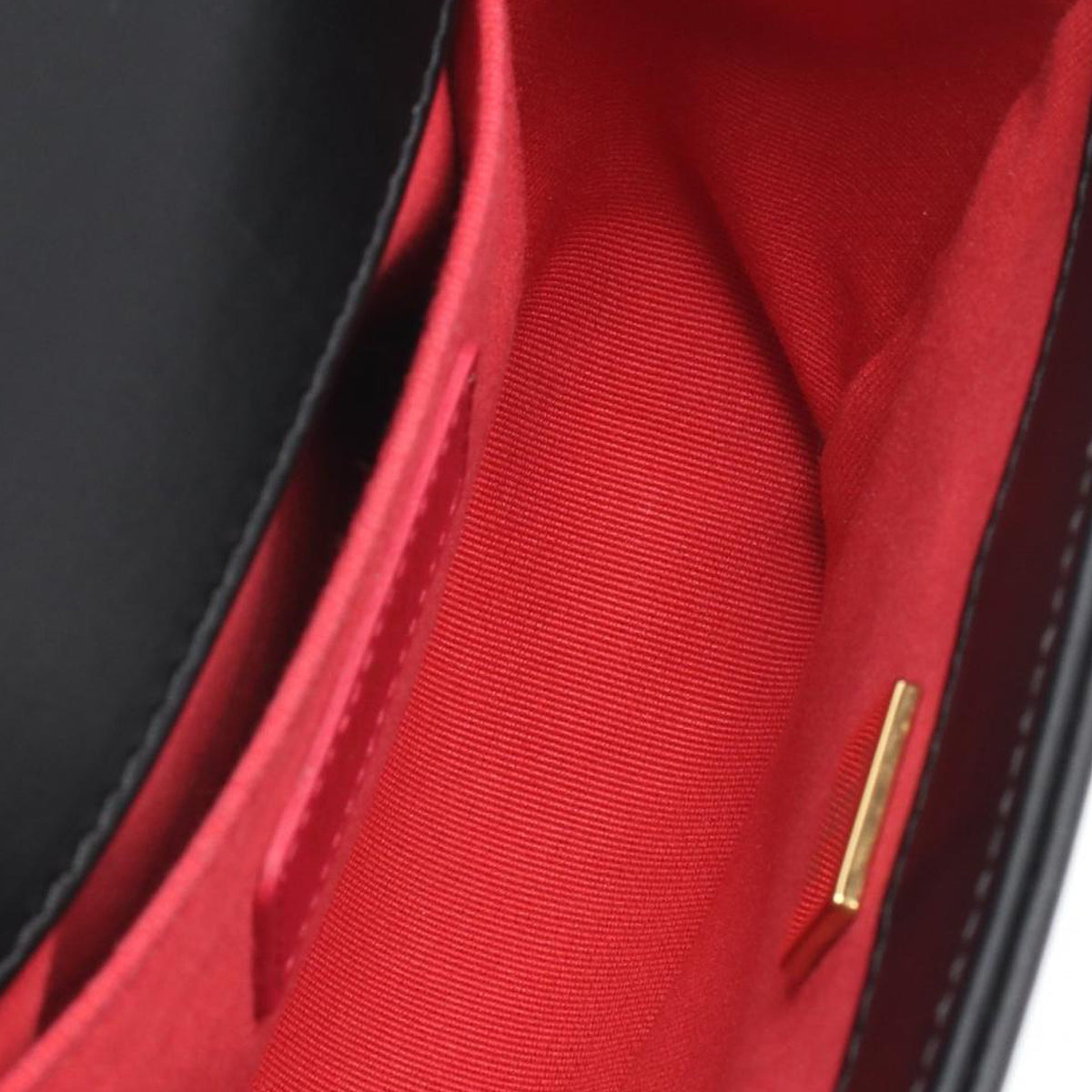Chanel Small Calfskin Boy Flap — Black