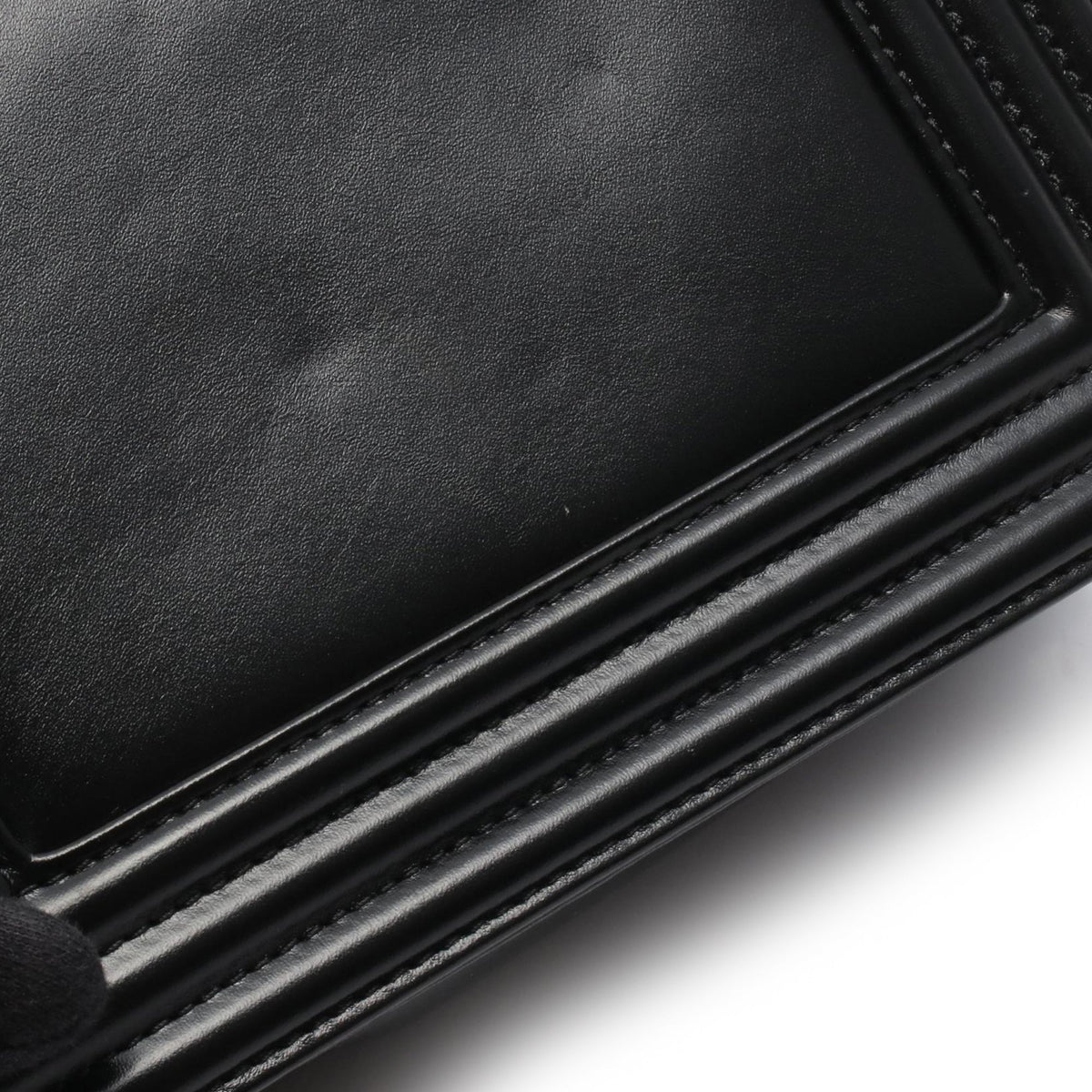 Chanel Small Calfskin Boy Flap — Black