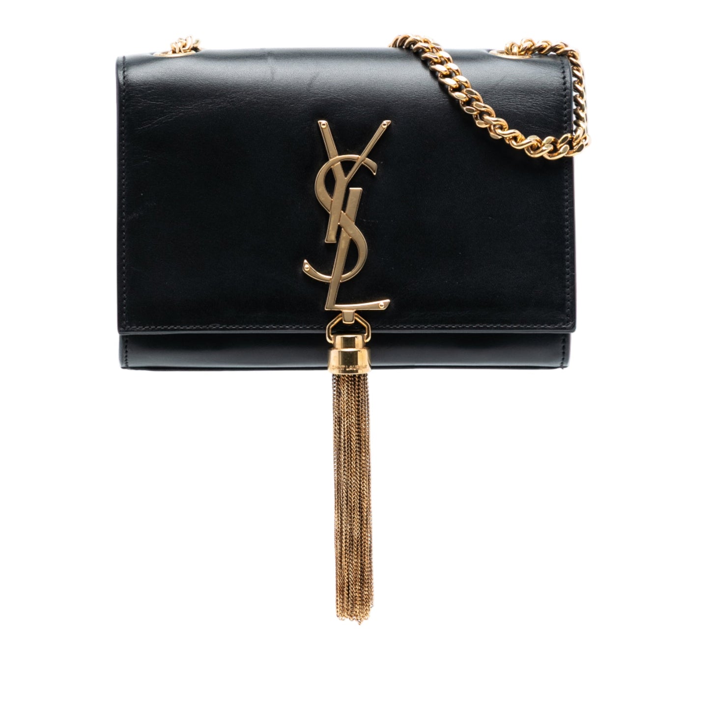 Saint Laurent Small Smooth Calfskin Monogram Kate Tassel Crossbody