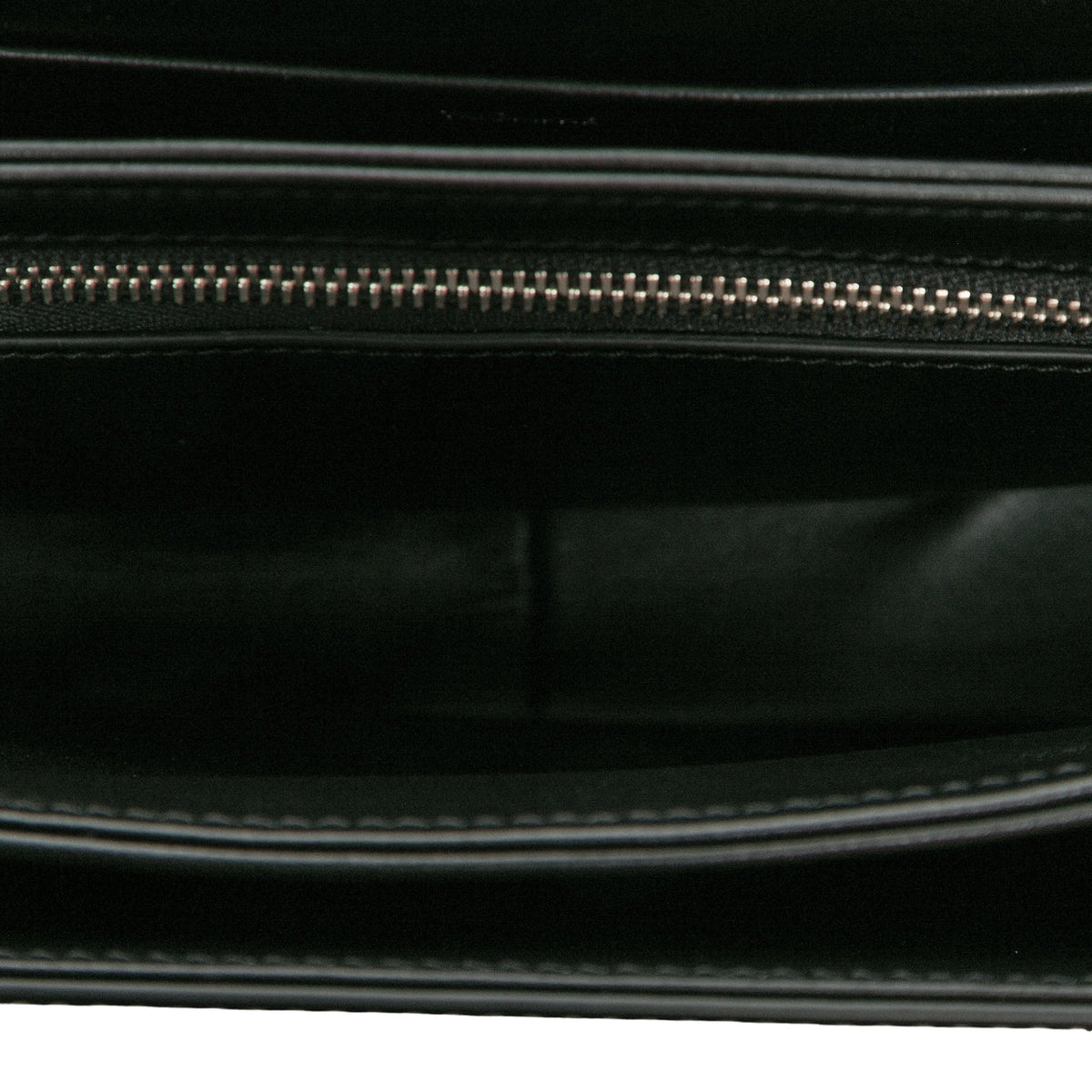 Celine Classique Shiny Calfskin Triomphe Crossbody — Black