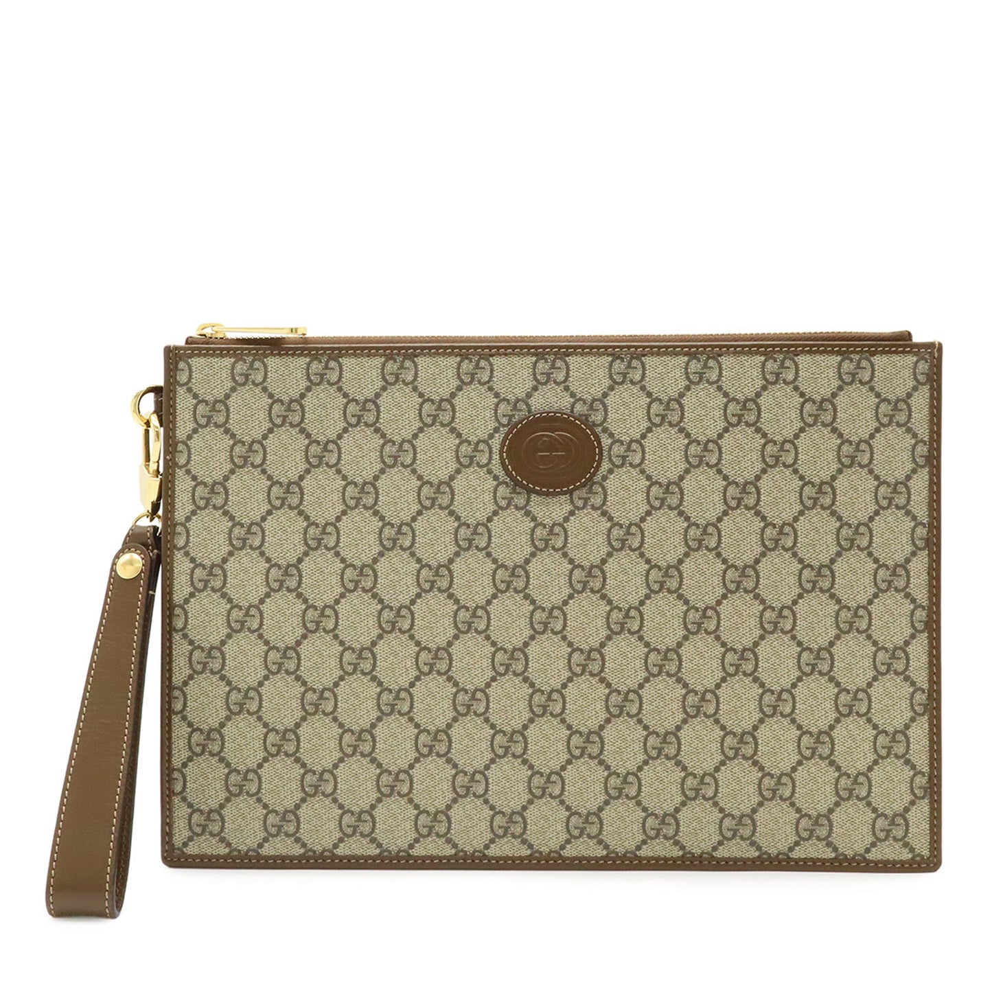 Gucci GG Supreme Interlocking G Clutch