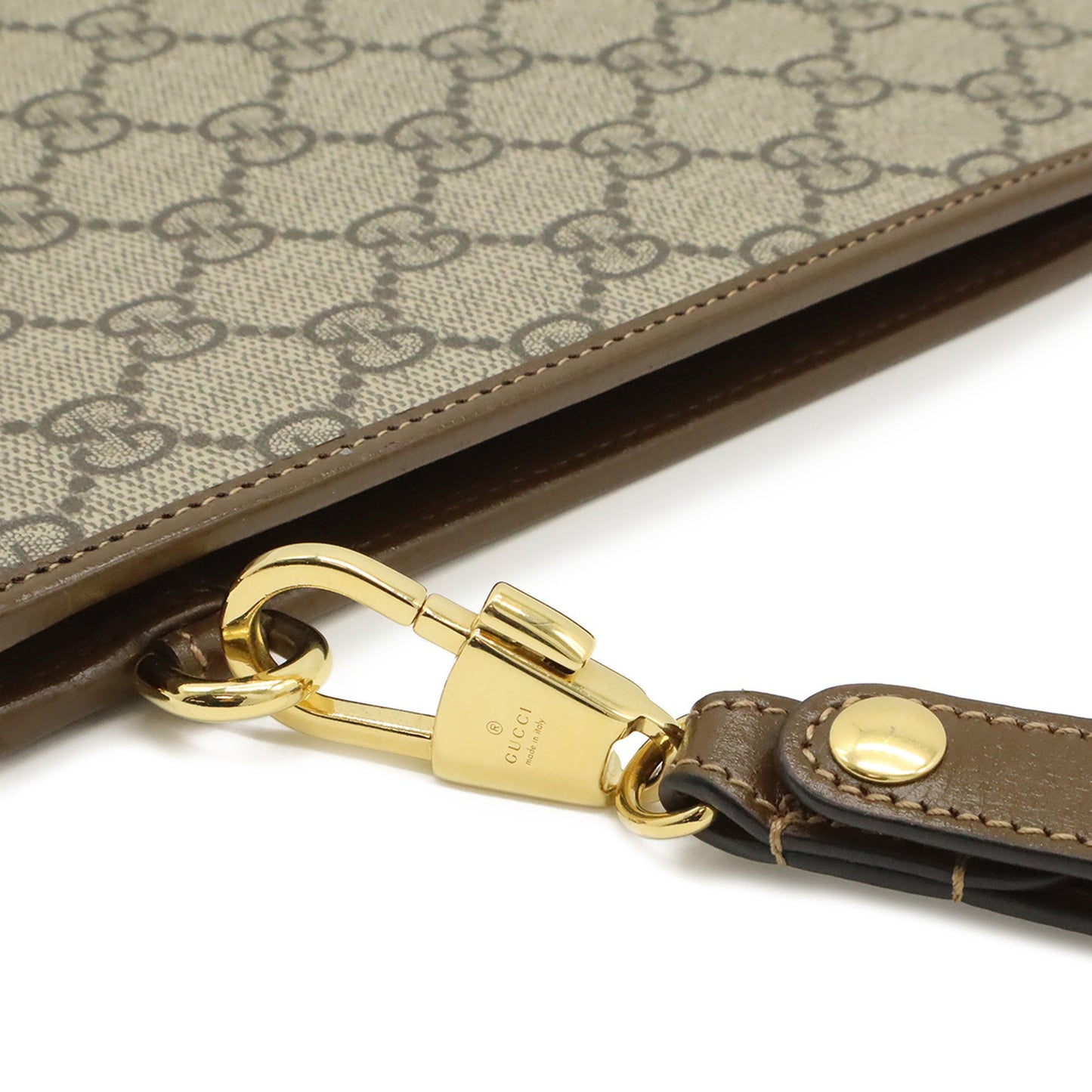 Gucci GG Supreme Interlocking G Clutch