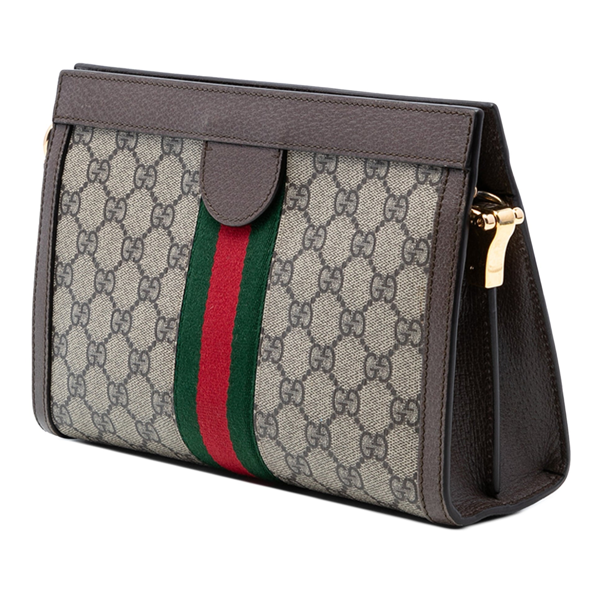 Gucci Small GG Supreme Web Ophidia Chain Crossbody
