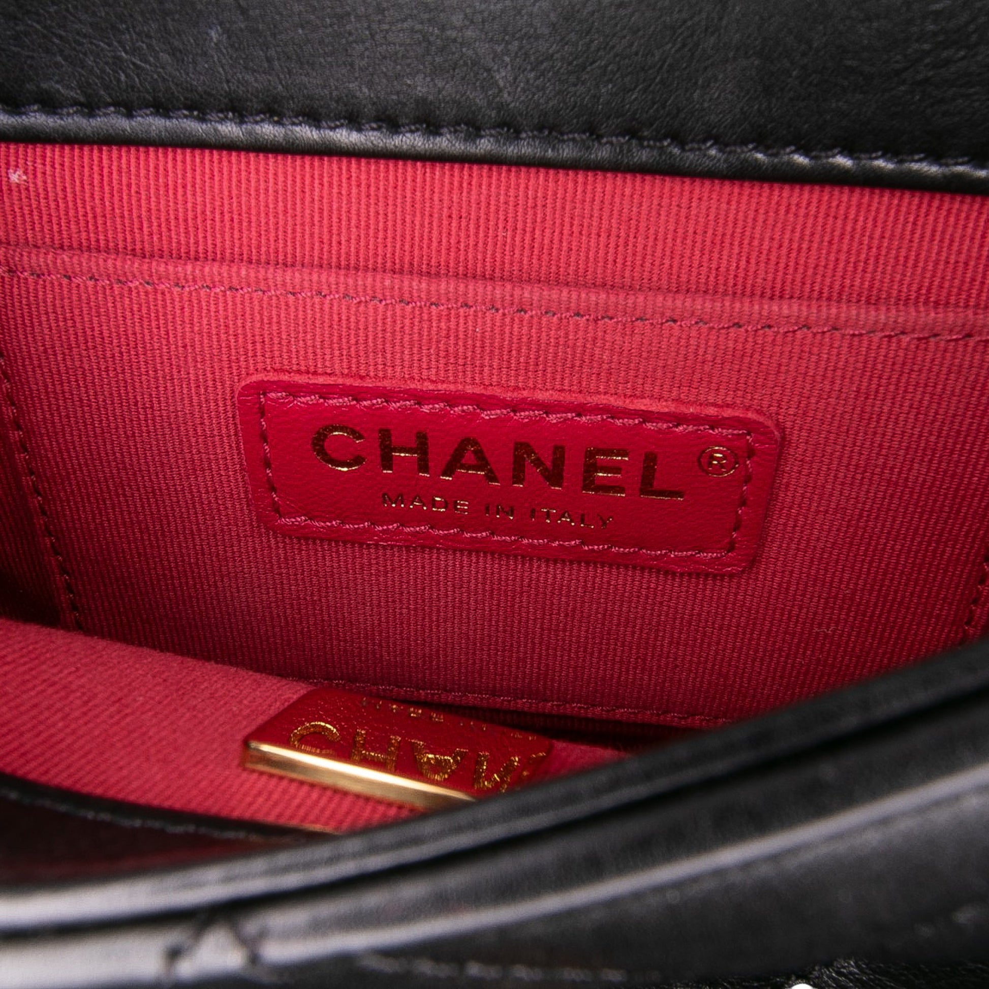 Chanel Mini CC Quilted Calfskin Round Moon Messenger Flap