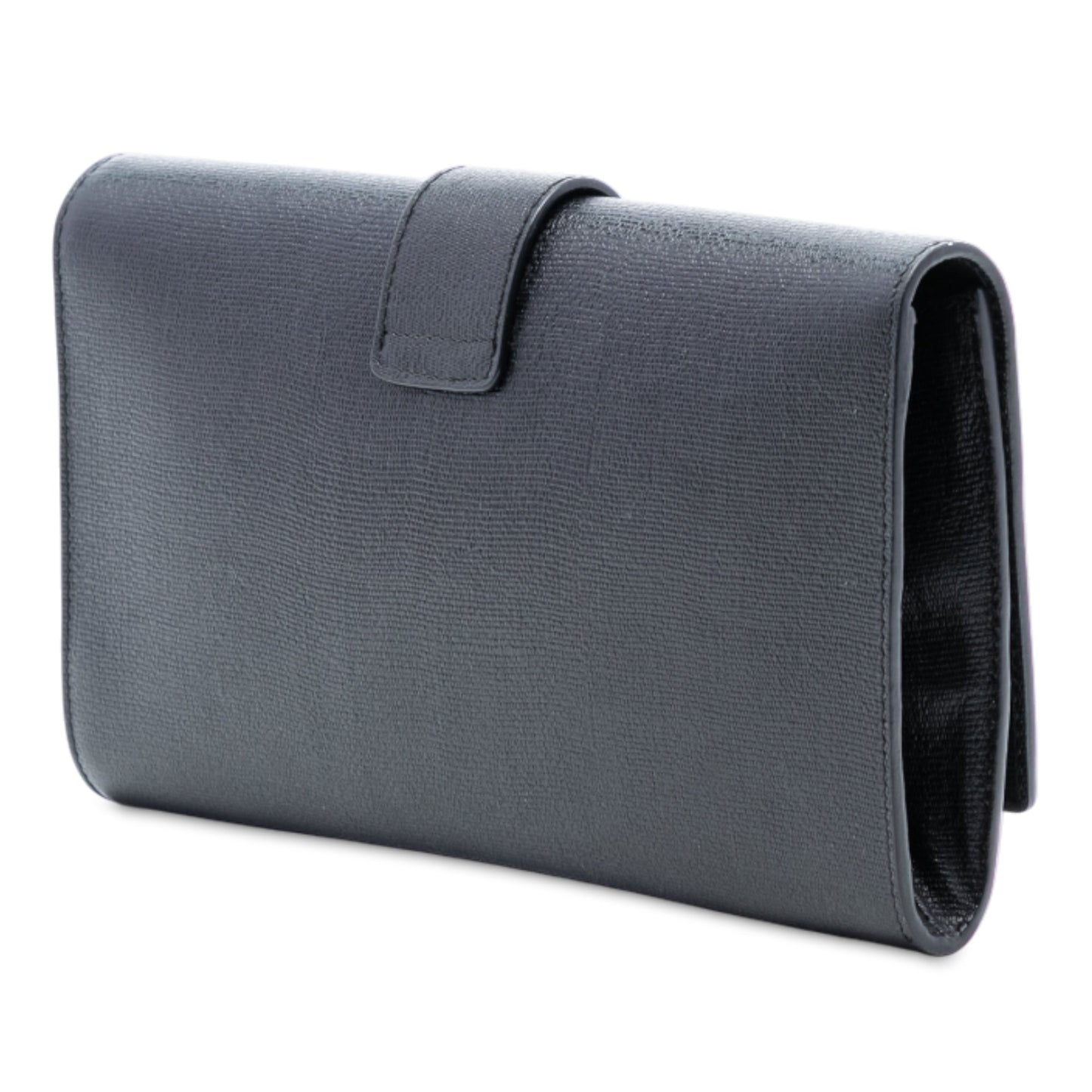 Saint Laurent Leather Chyc Ligne Clutch