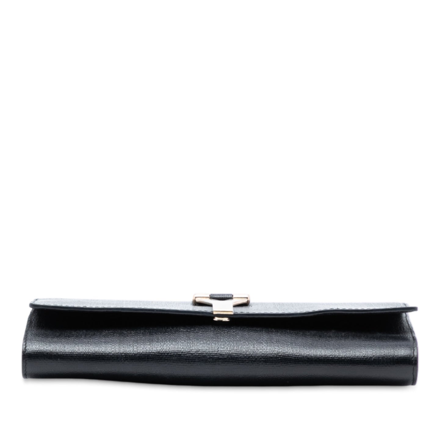 Saint Laurent Leather Chyc Ligne Clutch