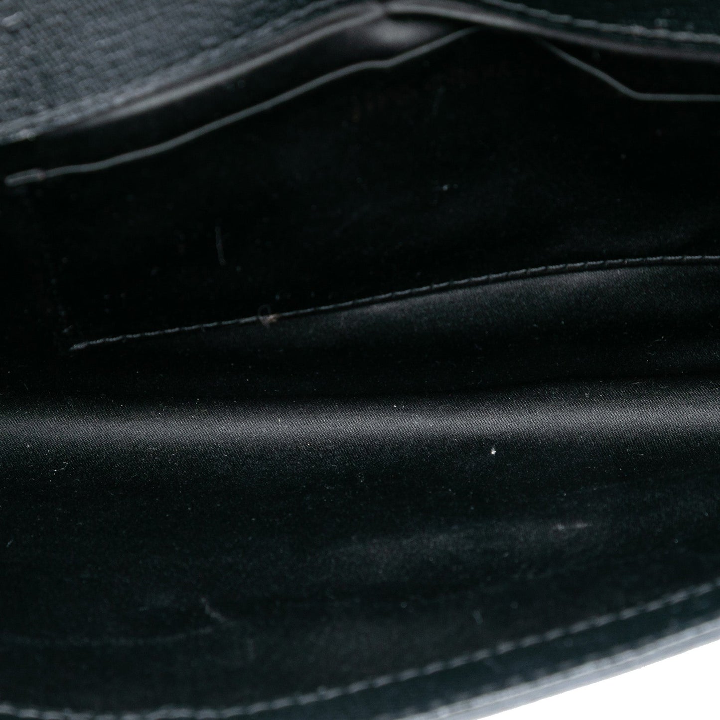 Saint Laurent Leather Chyc Ligne Clutch