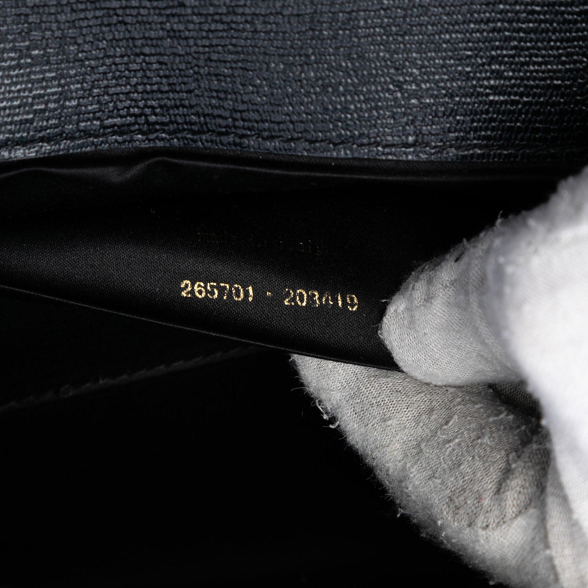 Saint Laurent Leather Chyc Ligne Clutch
