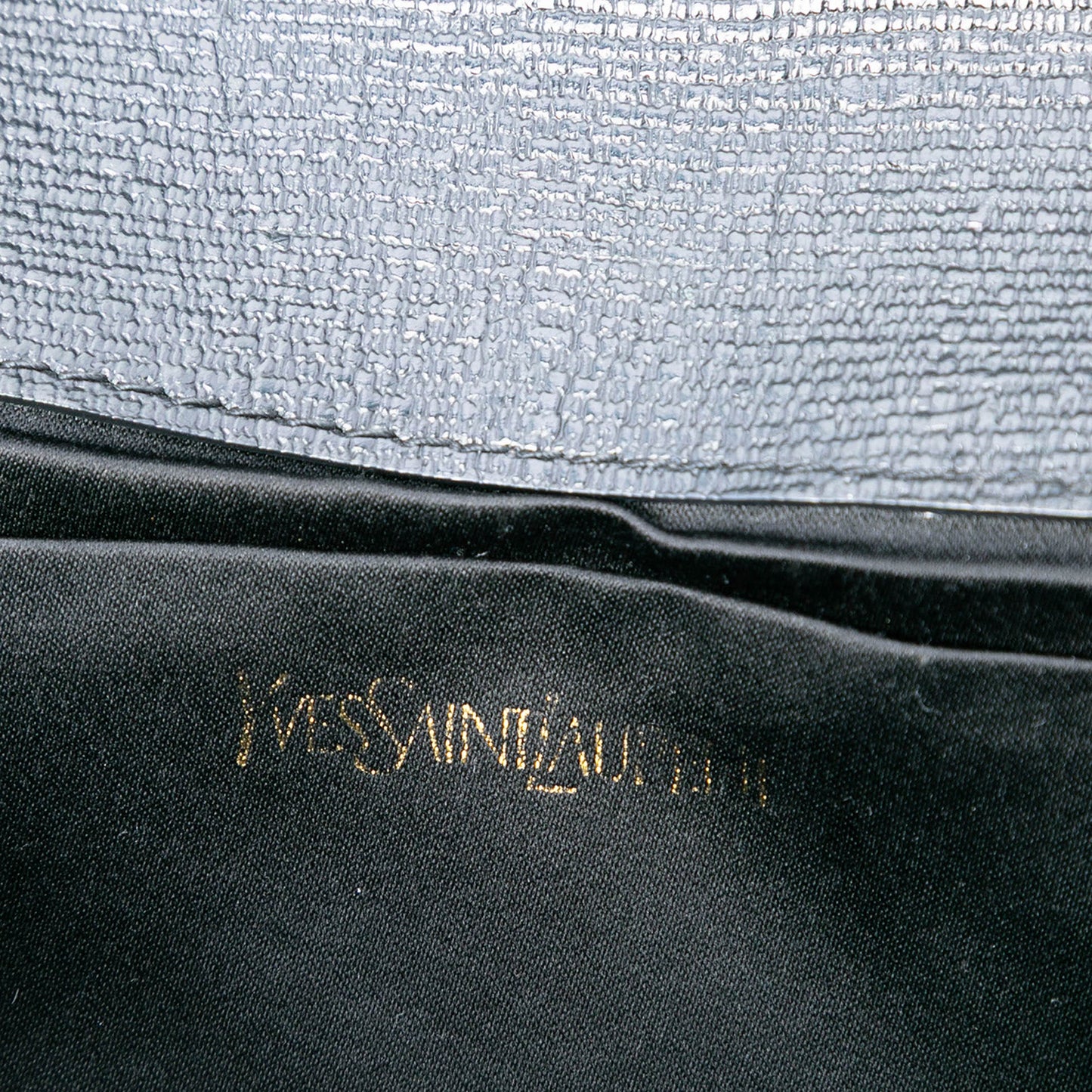 Saint Laurent Leather Chyc Ligne Clutch