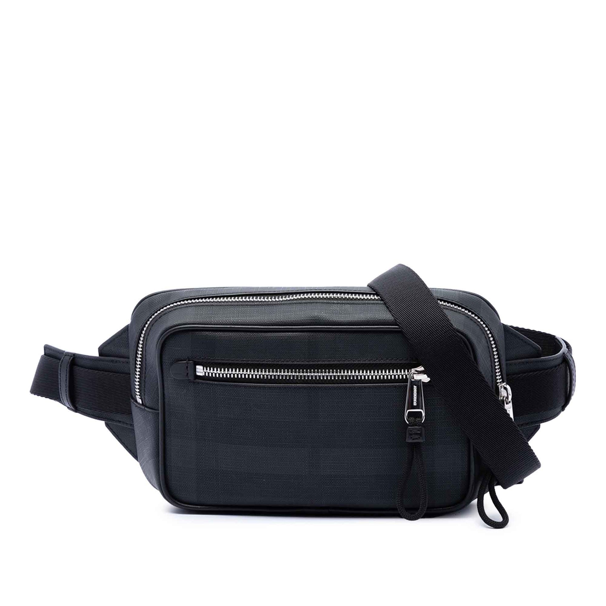 Burberry London Check Coated Canvas Belt Bag