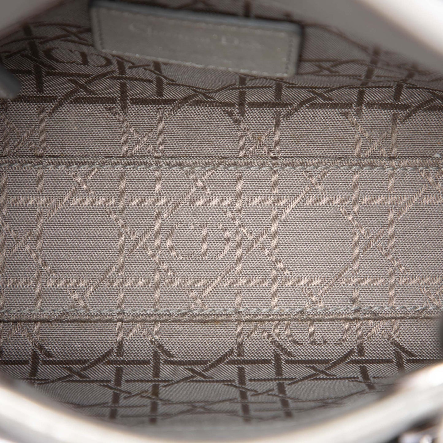 Dior Mini Iridescent Lambskin Cannage Lady Dior