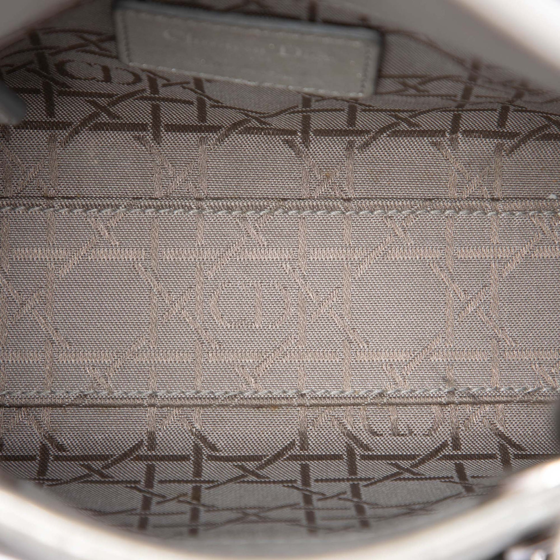 Dior Mini Iridescent Lambskin Cannage Lady Dior