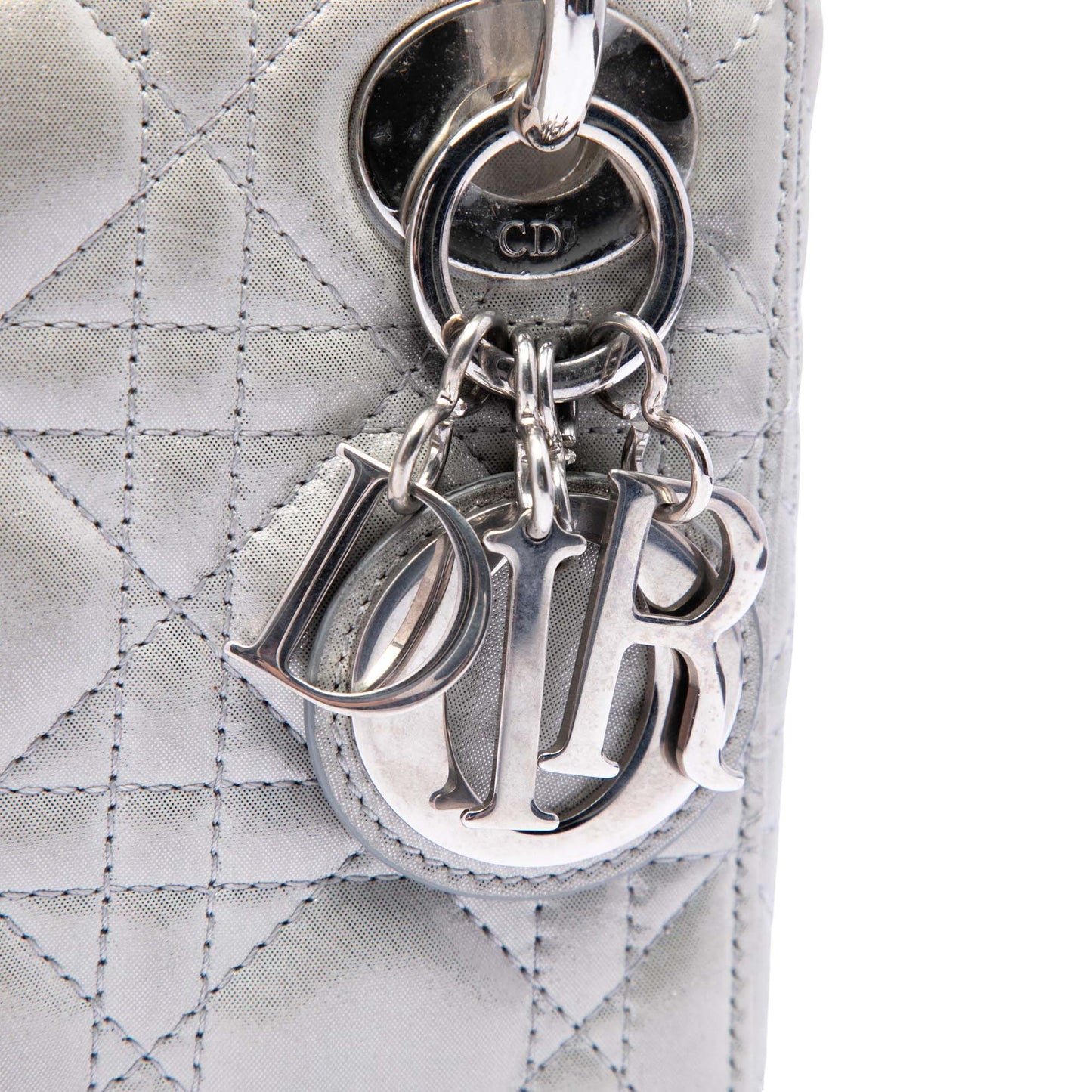 Dior Mini Iridescent Lambskin Cannage Lady Dior