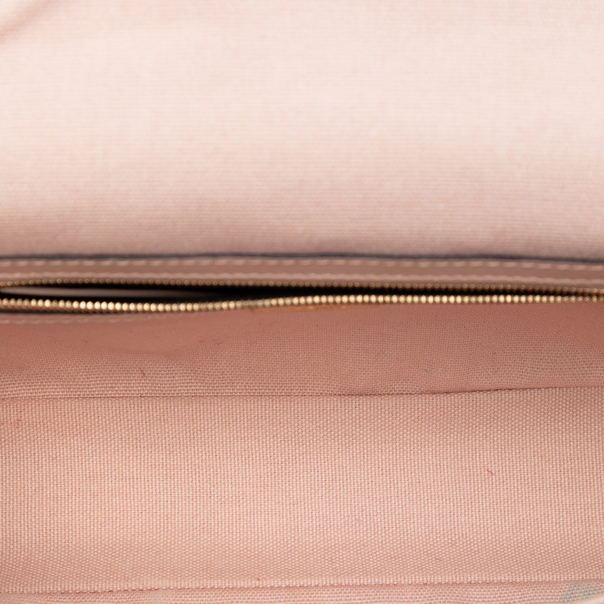 Zucca Embroidered Canvas Baguette Satchel