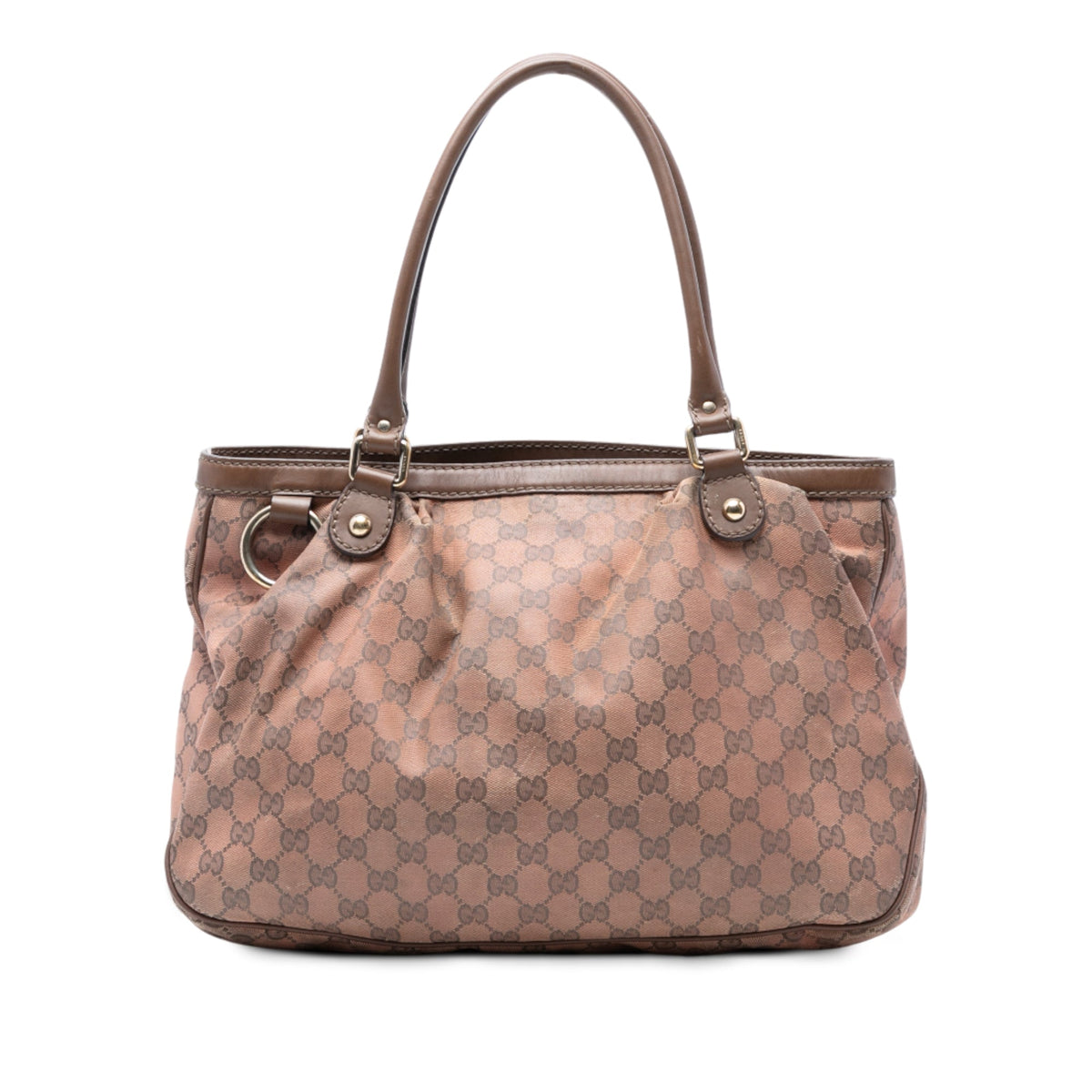 Gucci GG Canvas Sukey Tote — Brown
